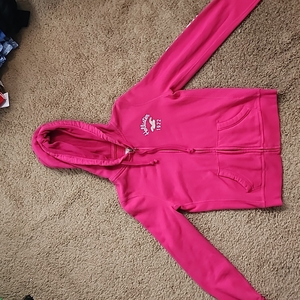 Hollister zip up hoodie size medium